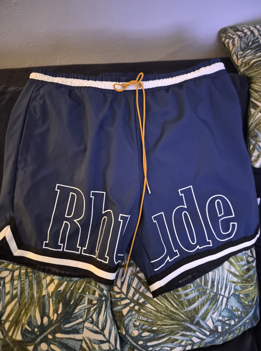Rhude Navy Swim Shorts